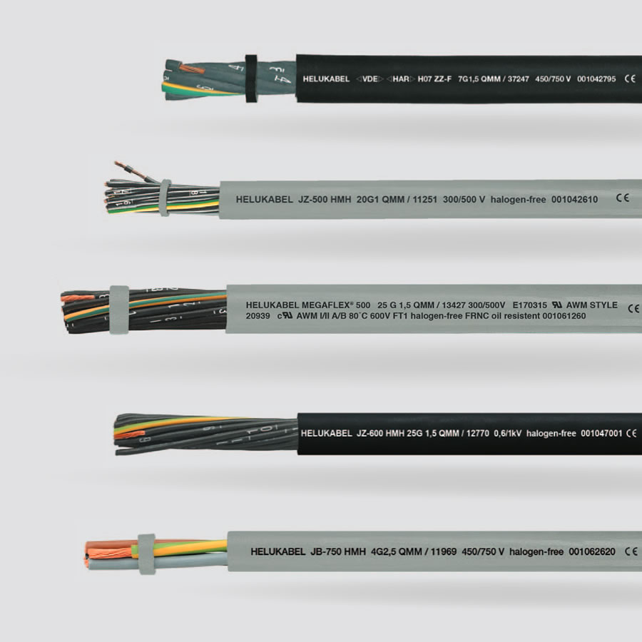 HELUKABEL halogénmentes vezérlőkábelek