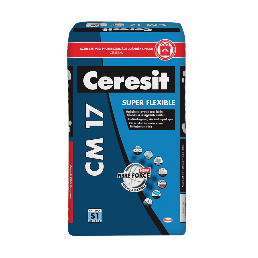 Ceresit CM 17 extra minőségű flexibilis burkolatragasztó