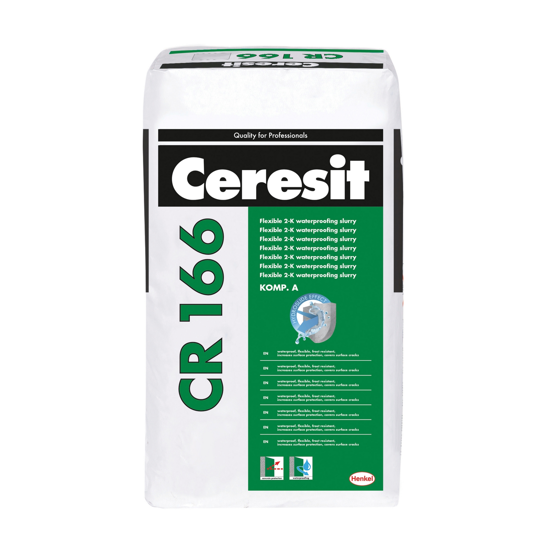 Ceresit R 166 kétkomponensű vízzáró cementhabarcs