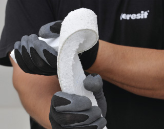 A Ceresit Ceretherm Impactum rendszer kiváló rugalmassága