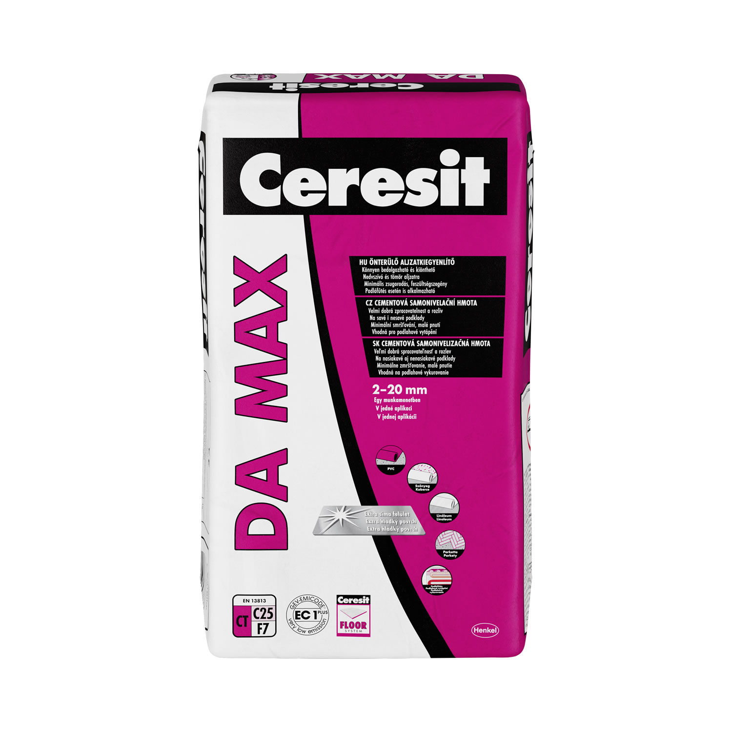 Ceresit DA MAX önterülő aljzatkiegyenlítő
