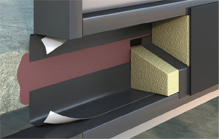 TEROSON FO 150 FOIL-TACK M+S tömítőszalag - Ablaktömítés