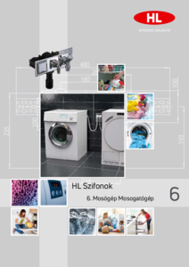 HL mosógép, mosogatógép szifonok - részletes termékismertető