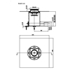 HL541 Primus Blue épített zuhanylefolyó	 - CAD fájl