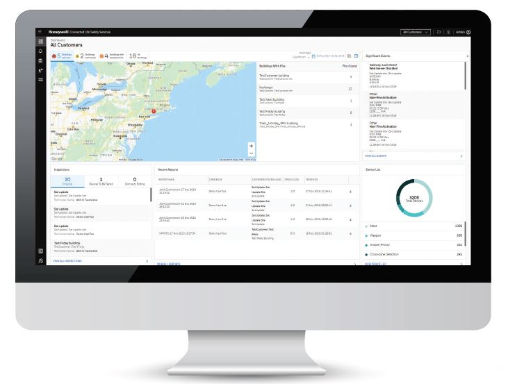 Connected Life Safety Services (CLSS) platform tűzjelző rendszerek távoli eléréséhez