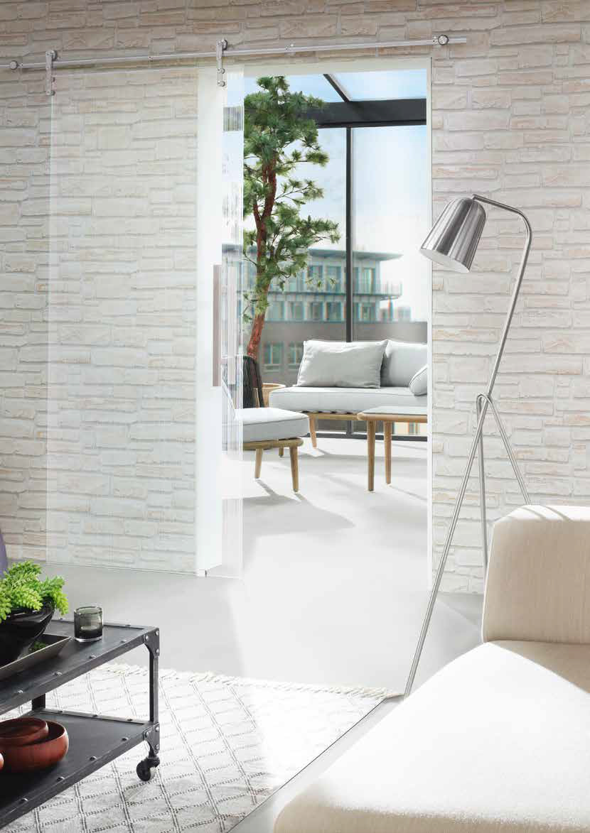 Hörmann GlassLine beltéri üvegajtók