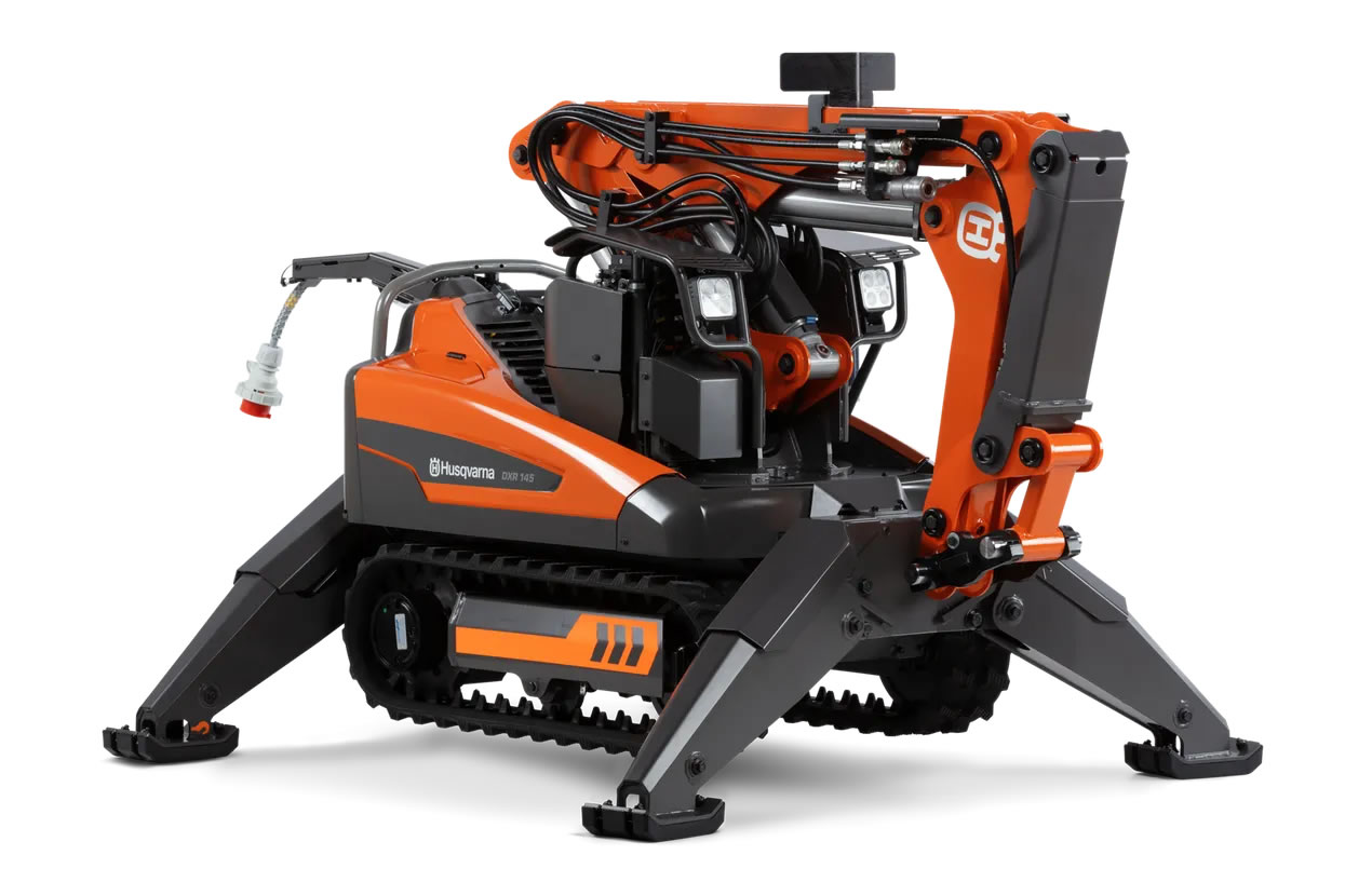 Husqvarna DXR 145 távvezérelt bontórobot