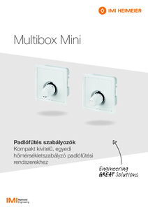 Multibox Mini egyedi hőmérsékletszabályozó - részletes termékismertető