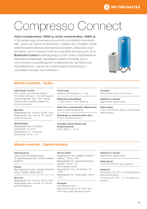 Compresso Connect kompresszoros nyomástartó berendezés fűtési rendszerekhez 12MW-ig, hűtési rendszerekhez 18MW-ig <br>
(IMI termékkatalógus, 2018 / 19-22. oldal) - részletes termékismertető