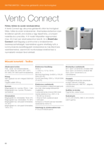 Vento Connect vákuumos gáztalanító berendezés fűtési, hűtési és szolár rendszerekhez <br>
(IMI termékkatalógus, 2018 / 60-63. oldal) - részletes termékismertető
