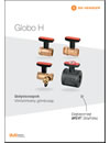Globo H gömbcsapok fűtési rendszerekbe - műszaki adatlap