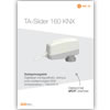 TA-Slider 160 KNX szelepmozgatók - részletes termékismertető