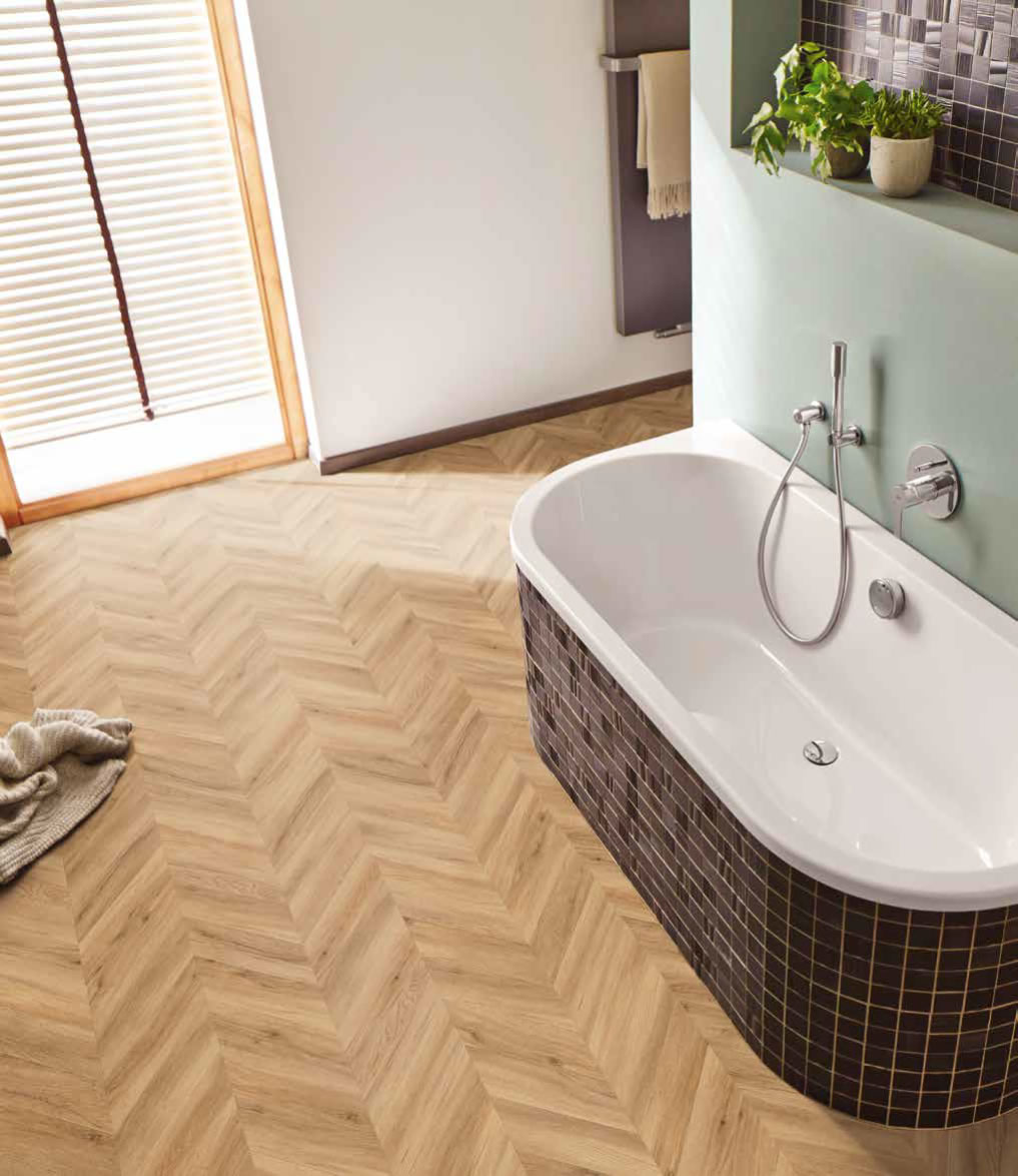 floors@fwork Chevron LVT vinil burkolatok