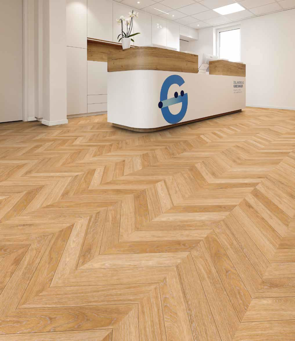 floors@fwork Chevron LVT vinil burkolatok