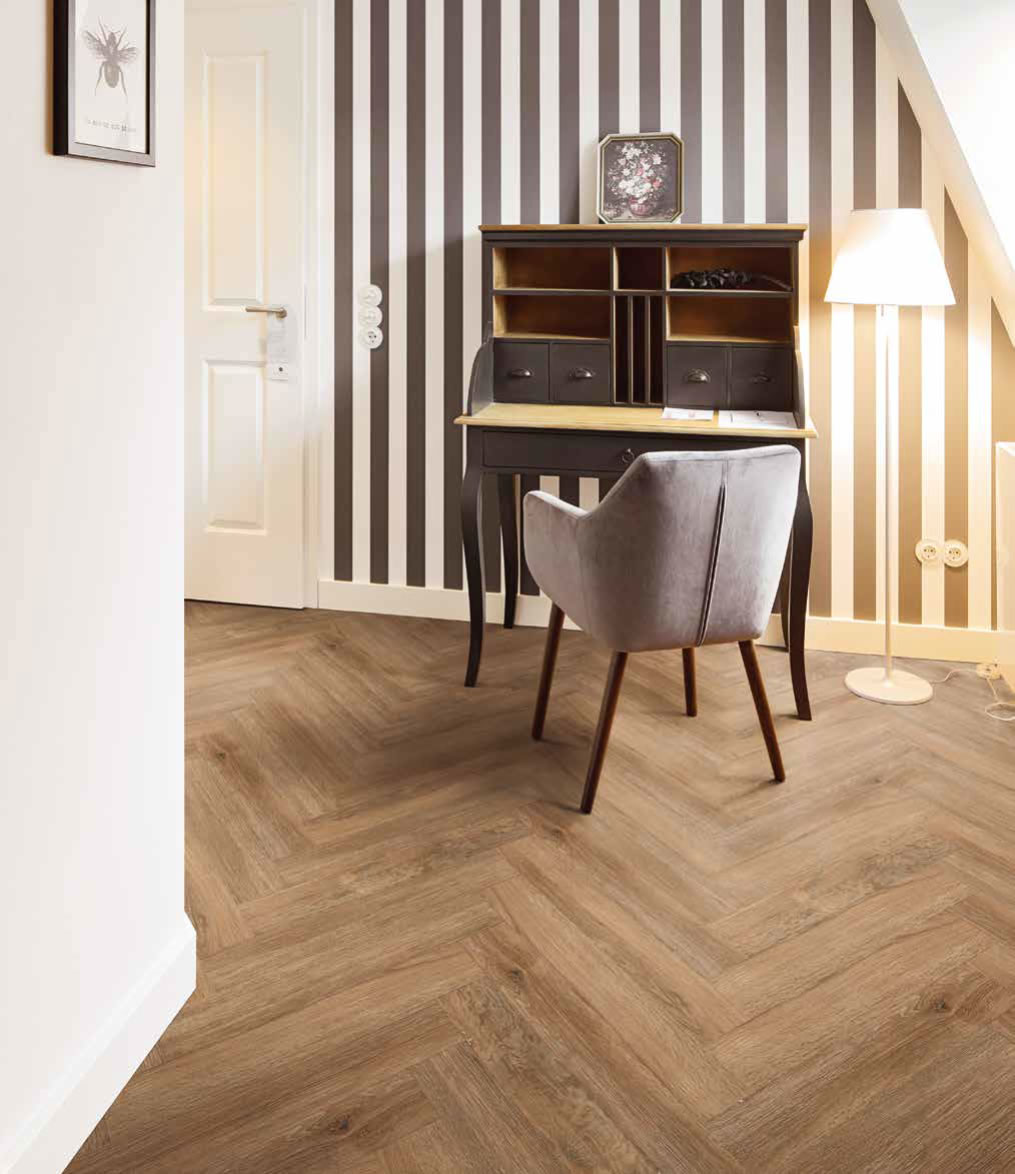 floors@work Herringbone LVT vinil burkolatok
