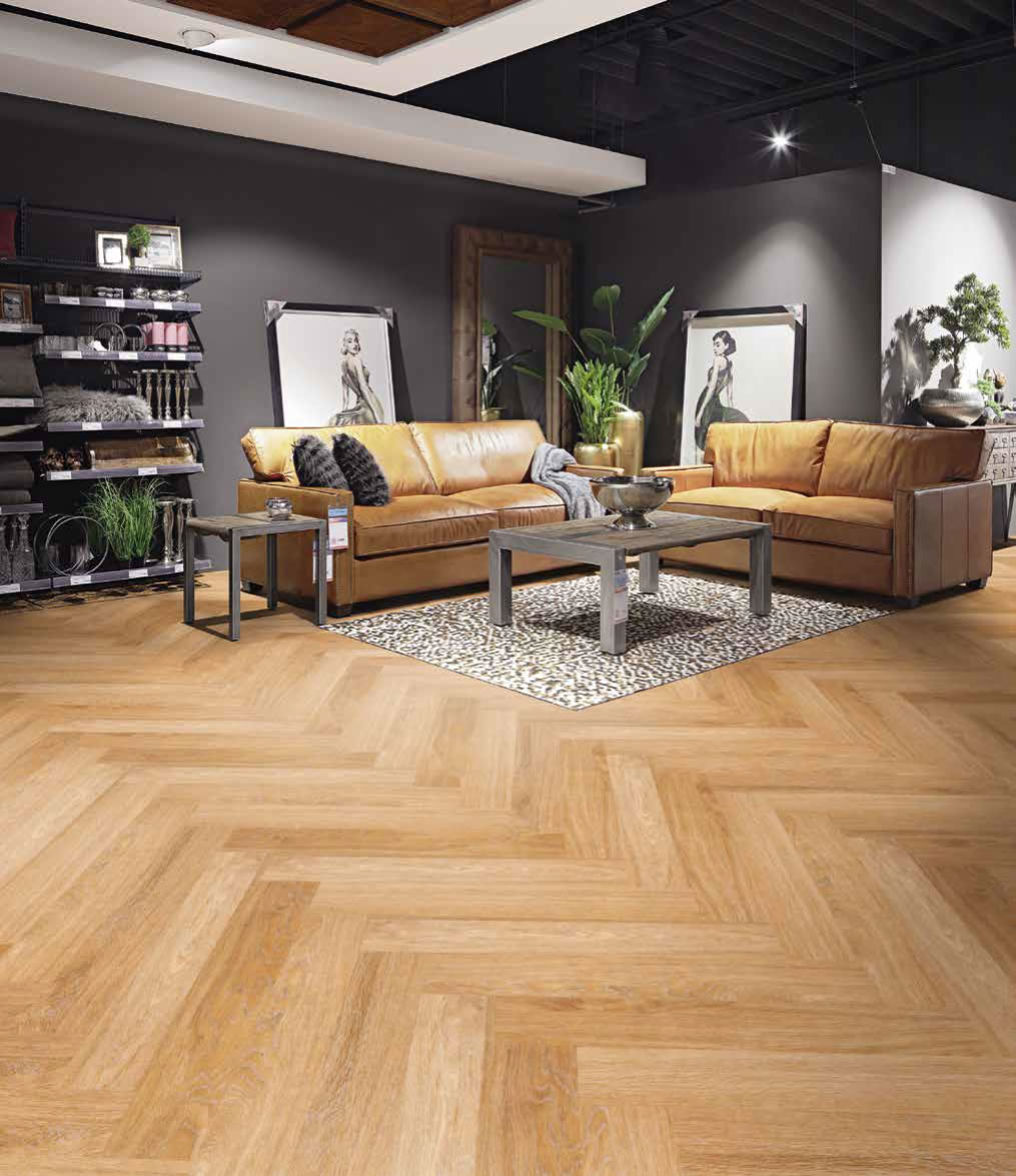 floors@work Herringbone LVT vinil burkolatok