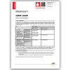 JUBIN Lasur áttetsző bevonat fafelületekhez - műszaki adatlap