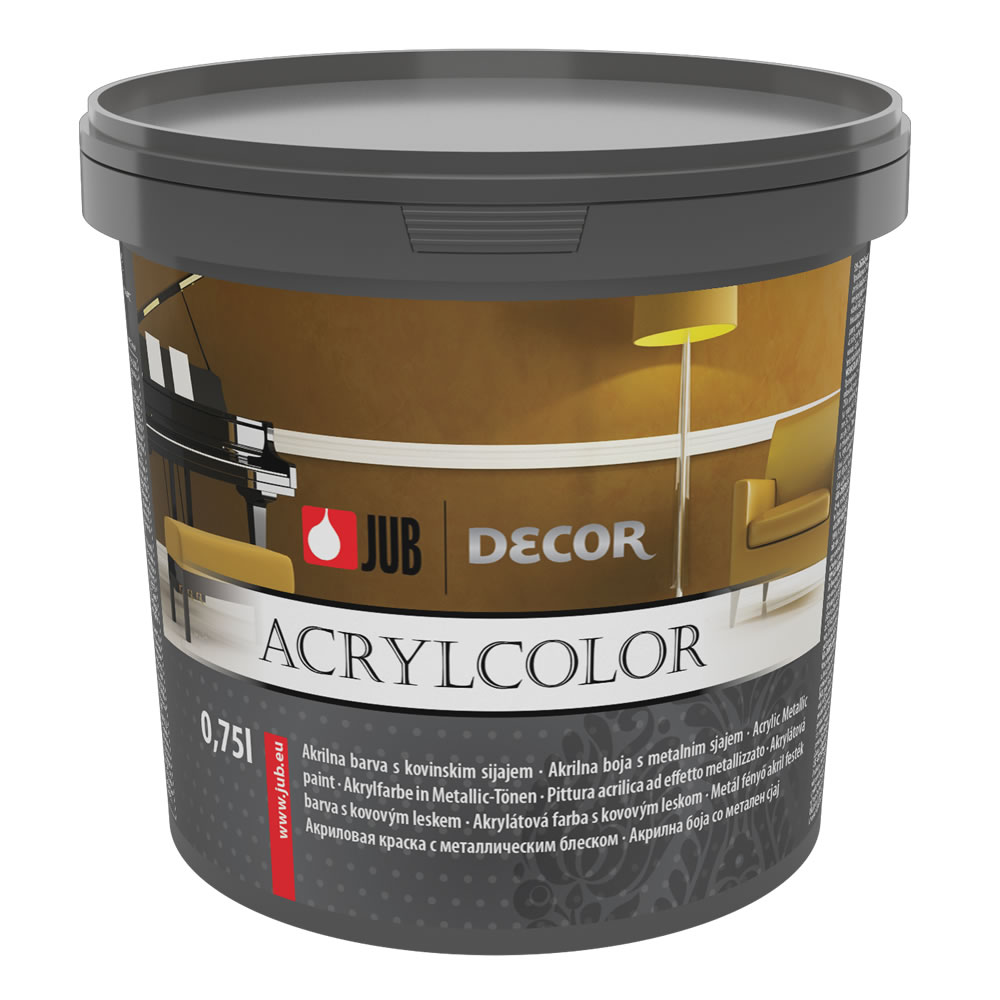 DECOR Acrylcolor fémes hatású dekorációs festék