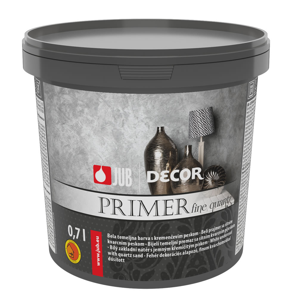 DECOR Primer fine quartz fehér alapozó