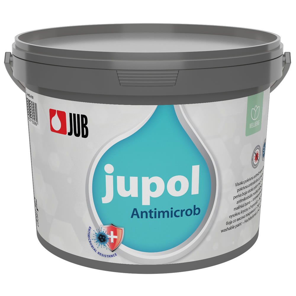 JUPOL Antimicrob nagy fedőképességű mosható beltéri falfesték