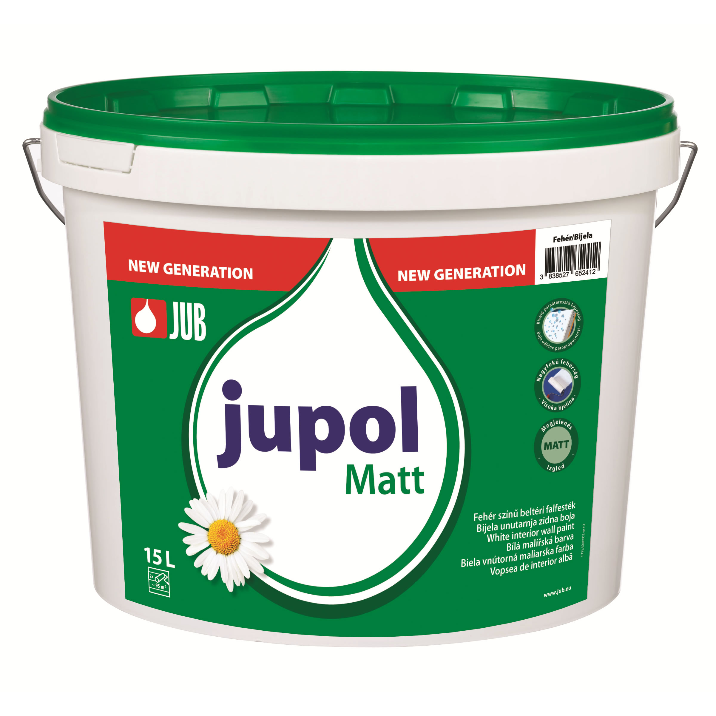 Jupol Matt beltéri falfesték