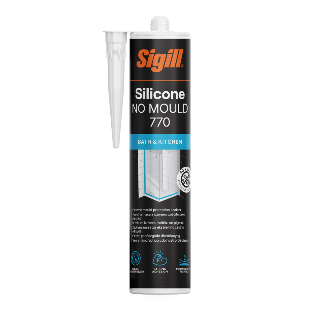 SIGILL Silicone No Mould 770 extrém penészgátló tömítőanyag