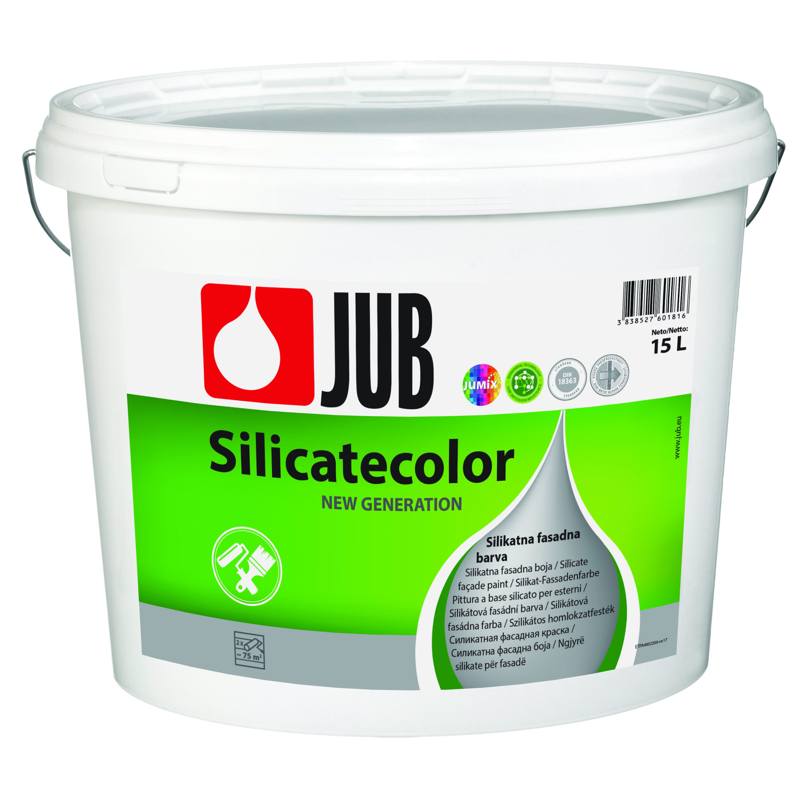 SILICATECOLOR elemi szálas, szilikátos homlokzatfesték