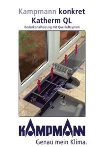 Kampmann Katherm QL padlókonvektor - részletes termékismertető