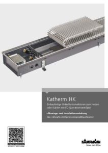 Kampmann Katherm HK padlókonvektor  - szerelési útmutató