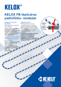 KELOX FB padlófűtési tépőzáras csőrendszer - általános termékismertető