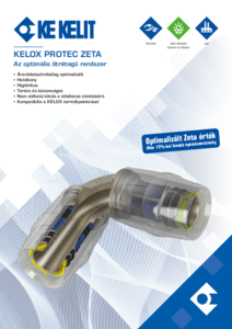 KELOX PROtec Zeta áramlás-optimalizált ötrétegű csőrendszer - általános termékismertető