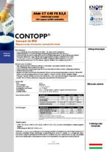 CONTOPP Duremit 50 száradásgyorsító esztrich adalékszer - részletes termékismertető