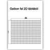 Gabion 2D dupla pálcás kerítés rejtett oszlopokkal - tervezési segédlet