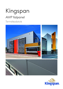 Kingspan QuadCore™ AWP falpanel rejtett rögzítéssel - részletes termékismertető