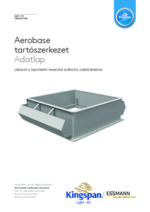 Aerobase tartószerkezet - műszaki adatlap