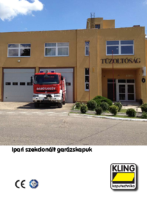 KLING ipari szekcionált kapuk - részletes termékismertető