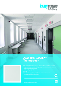 THERMATEX Thermaclean S álmennyezeti lap - műszaki adatlap