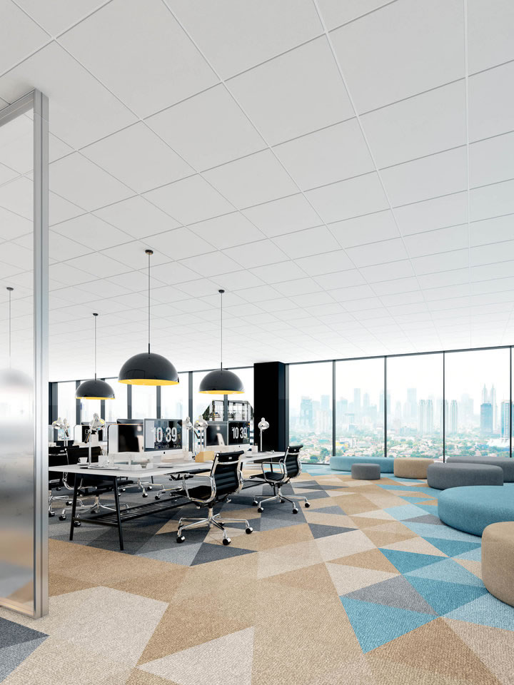 Knauf Ceiling Solutions ADAGIO Alpha+ ásványi álmennyezet