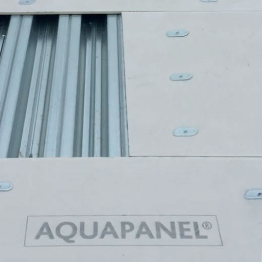 AQUAPANEL® Cement Board Rooftop lemez