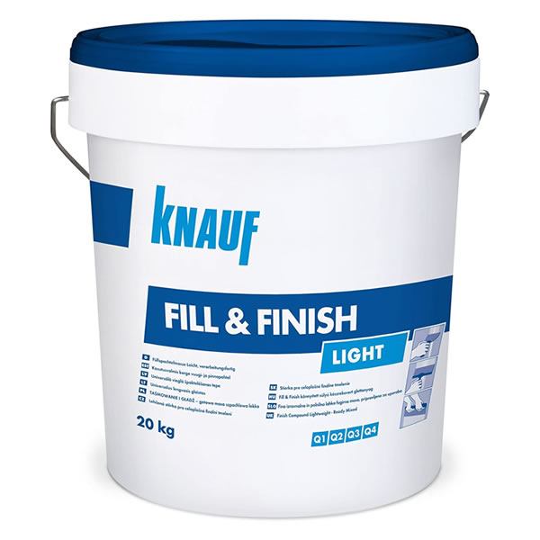 Knauf Fill&Finish készrekevert hézagoló és simító anyag