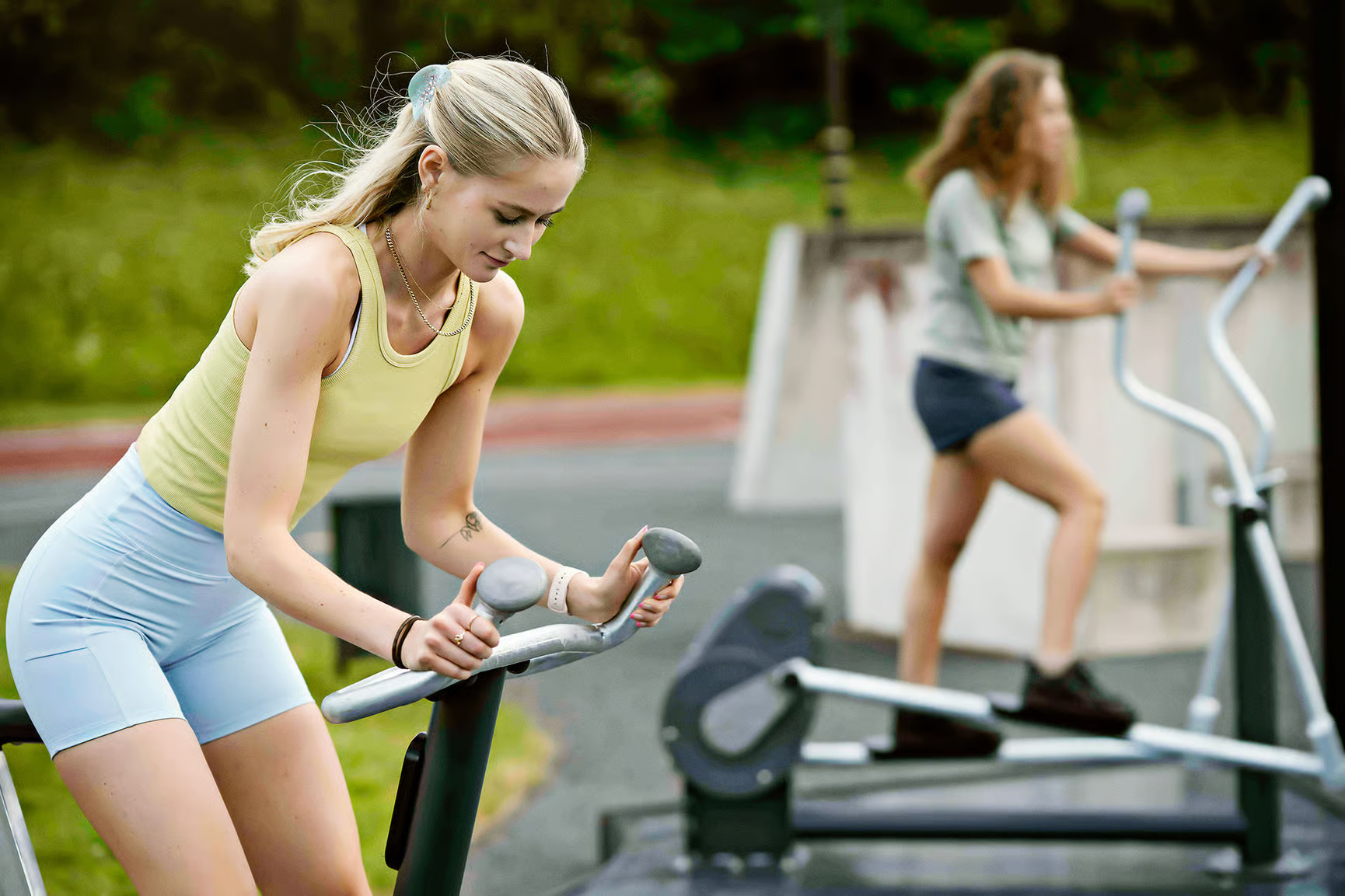 KOMPAN Fitness Essentials kültéri fitneszgépek