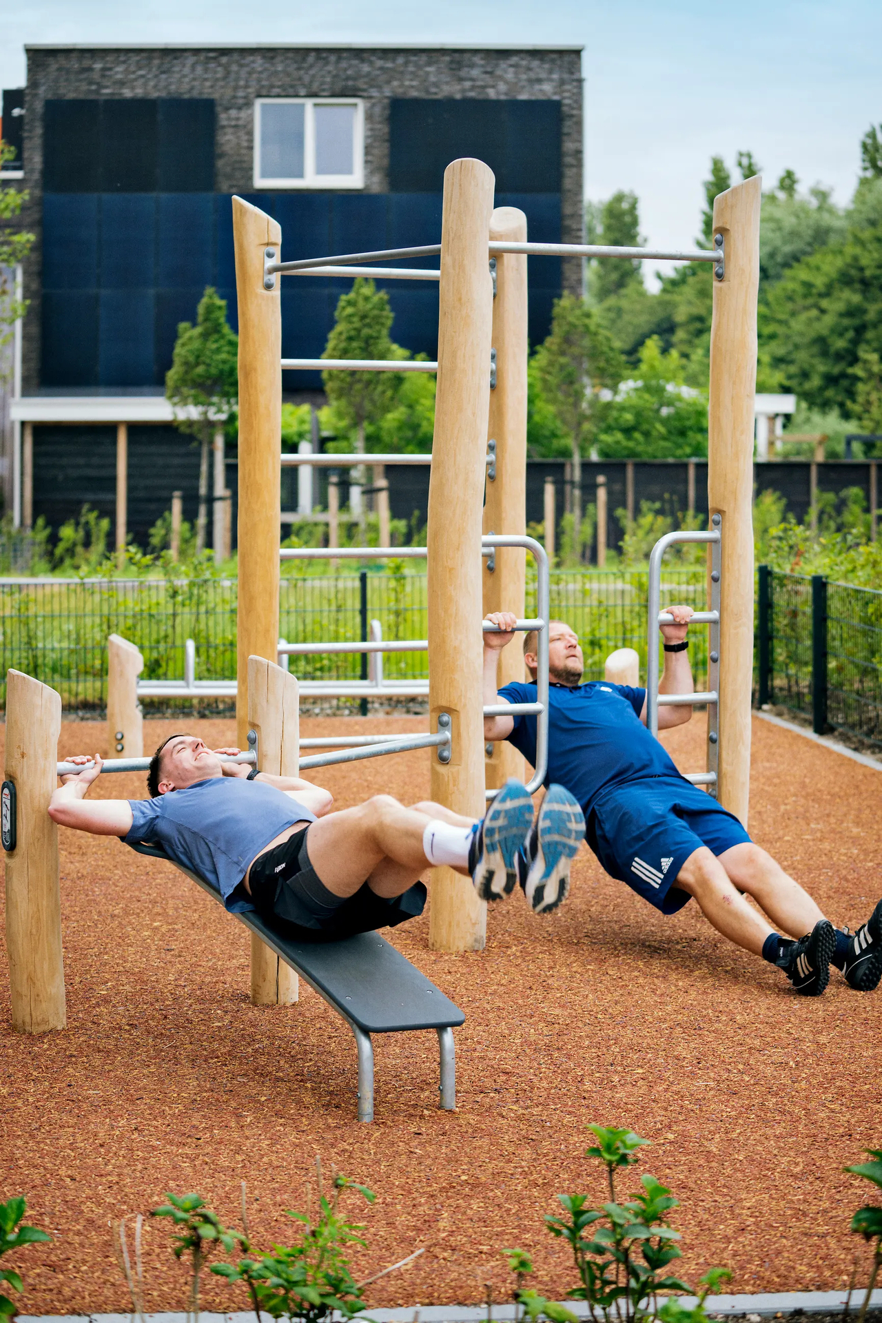 KOMPAN Fitness Wood kültéri sporteszközök