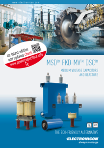 MSD™ FKD-MV™ DSC™ középfeszültségű kondenzátorok - részletes termékismertető
