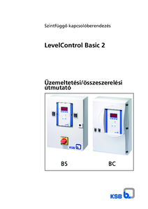 LevelControl Basic 2 - folyadékszintfüggő vezérlő - alkalmazástechnikai útmutató