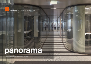 Maars Panorama kétrétegű borda nélküli átszerelhető üveg válaszfalrendszer - részletes termékismertető