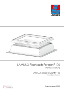 LAMILUX F100 üvegbevilágító - szerelési útmutató