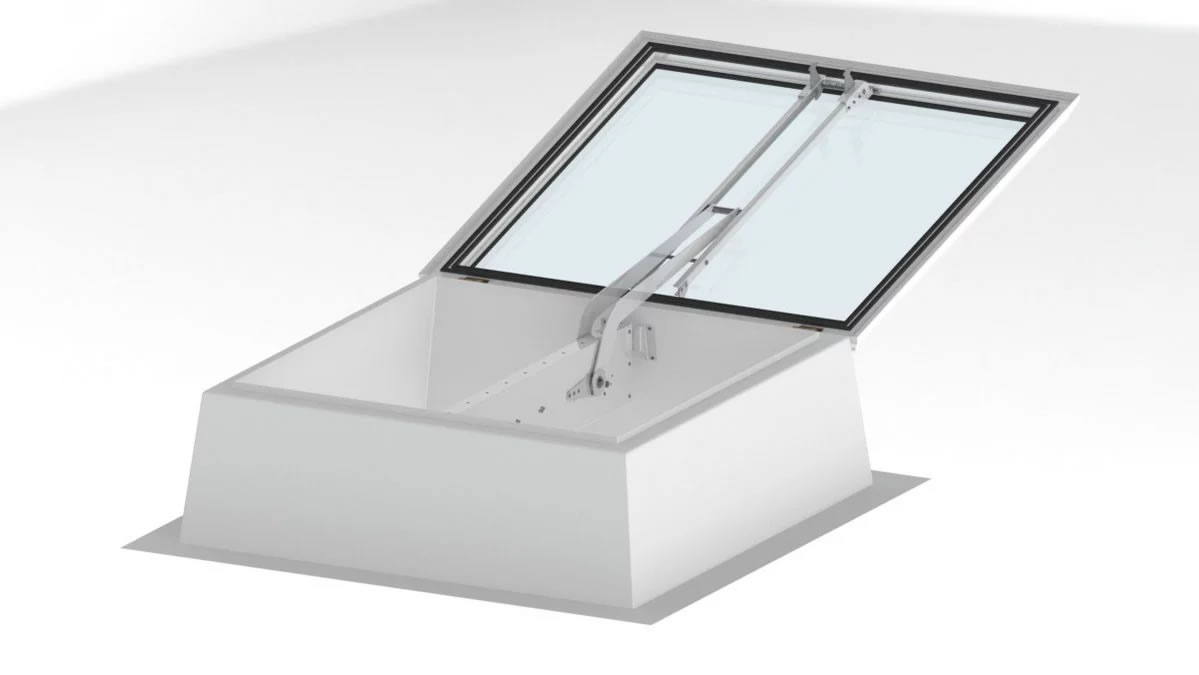 LAMILUX F100 hő- és füstelvezető - hő- és füstelvezető állás