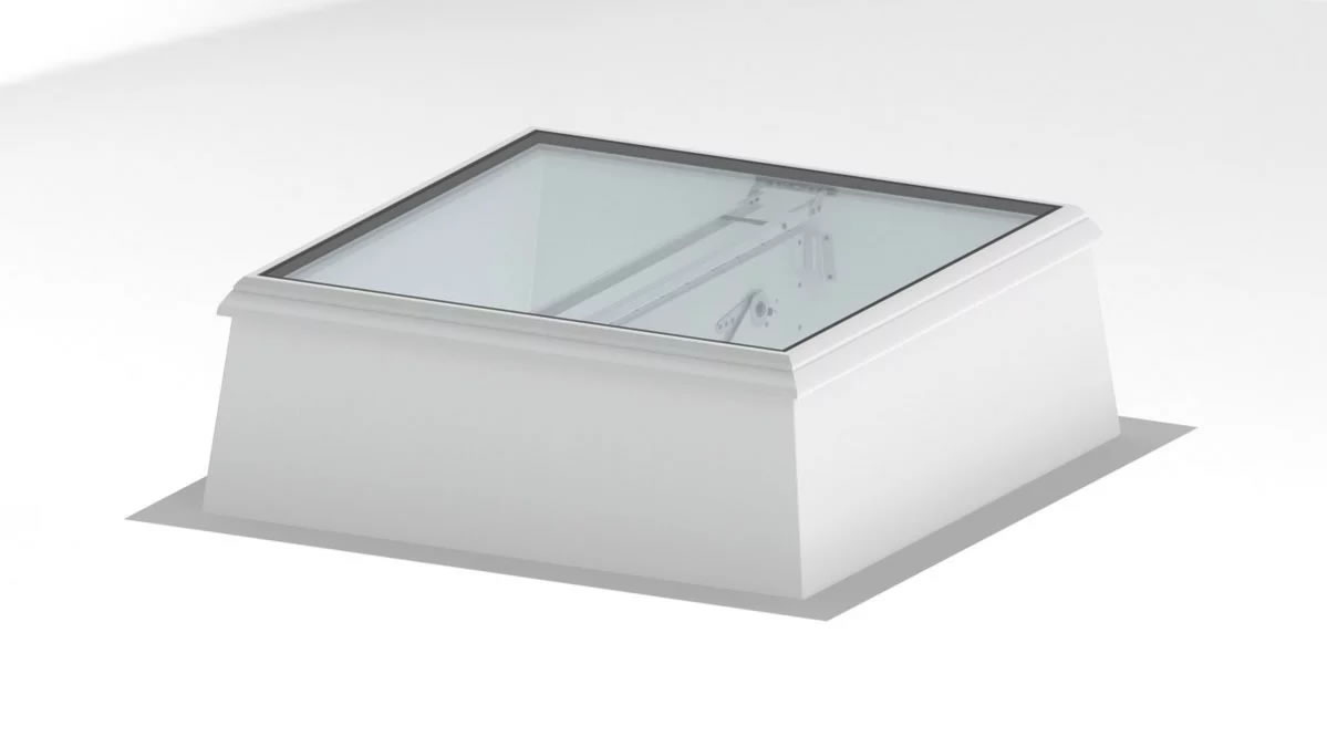 LAMILUX F100 hő- és füstelvezető - zárva