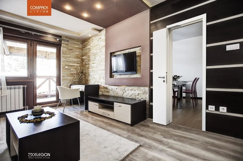 COMPACK LIVING® 90° és 180° harmonikaajtók