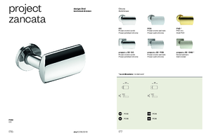 Dnd Martinelli design kilincsek - project zancata 02 - általános termékismertető